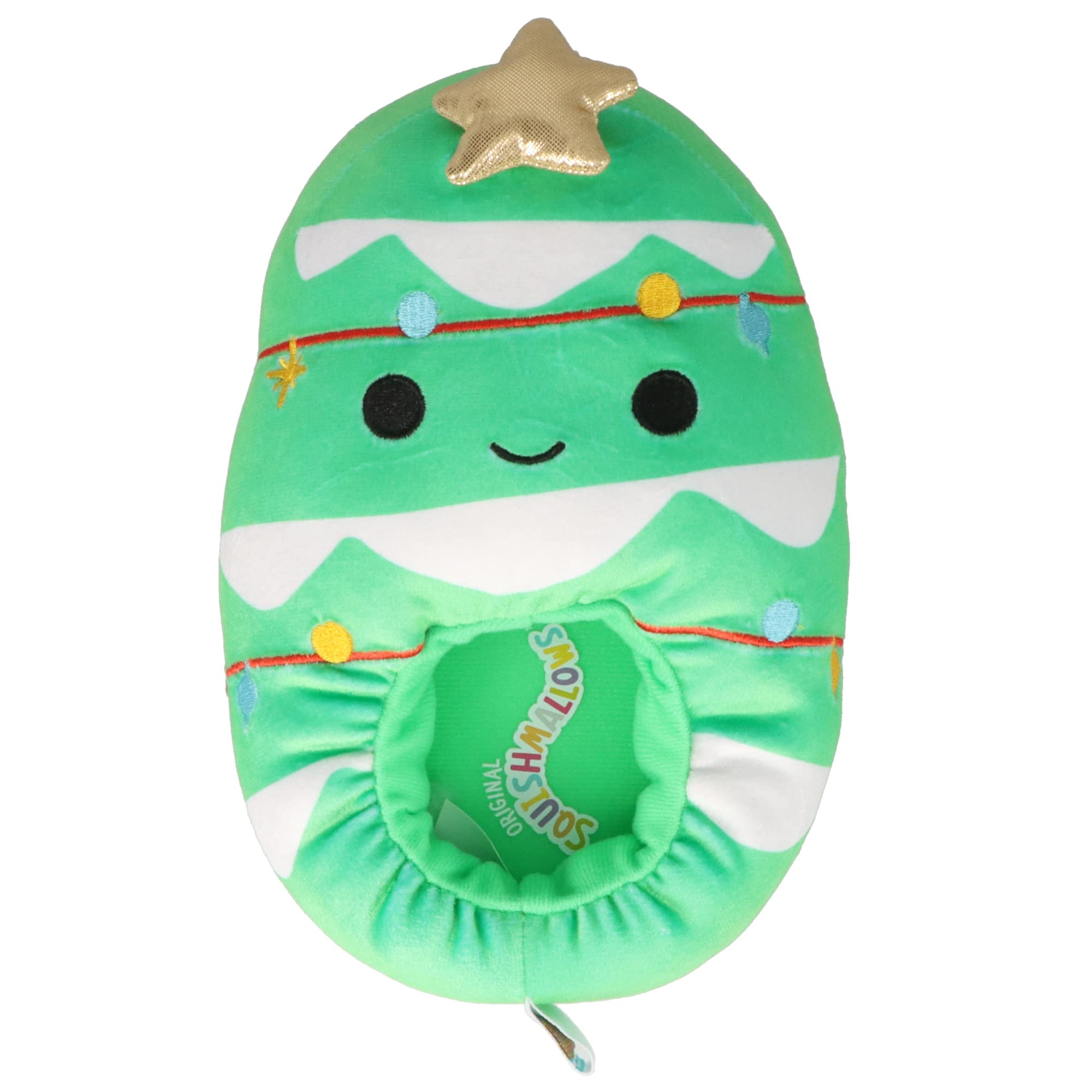 Squishmallows™ Christmas Johann the Tree Plush Slippers